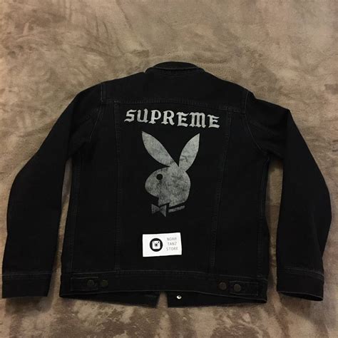 supreme playboy denim jacket replica|Supreme Playboy Jacket Review : r/FashionReps .